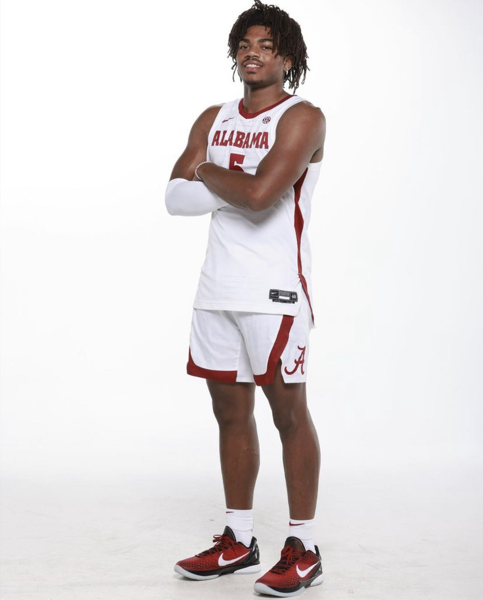 RJ Johnson on his unofficial visit